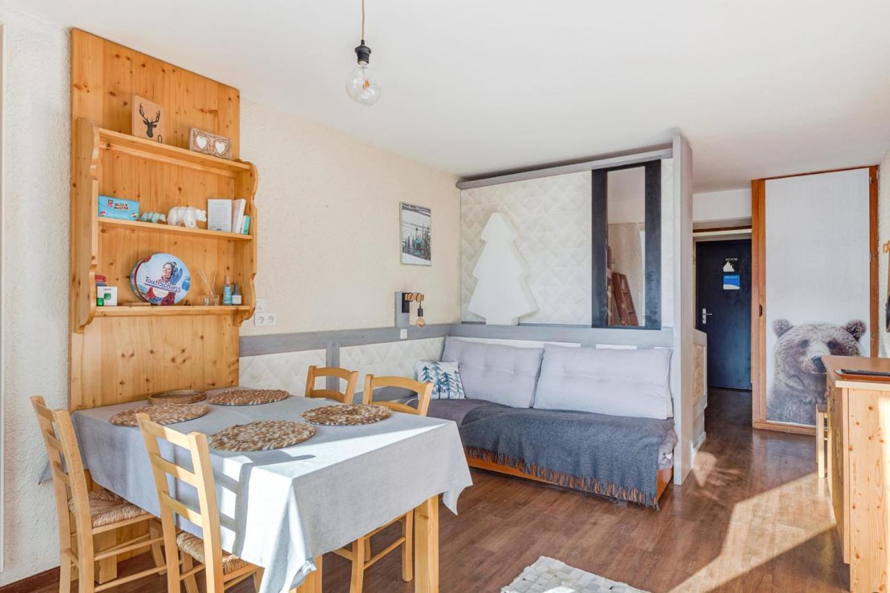Sunny Studio With Balcony La Clusaz Extérieur photo